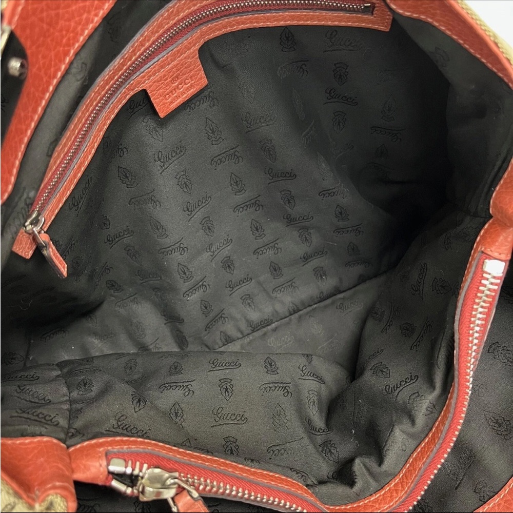 Gucci bamboo Beige and Tan Tote Bag 11”x15”x5” drop 9 1/2” - Picture 15 of 15